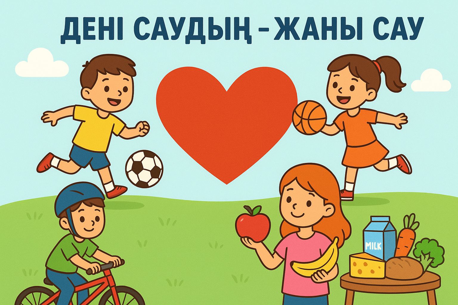 2-сынып. Дүниетану. "Дені саудың жаны сау " 116173
